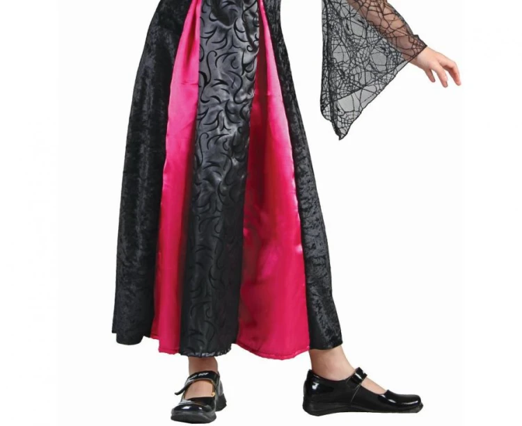 Zestaw dla dzieci Purpurowa Czarownica Przebranie Strój rozm. 130/140 cm