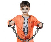 Strój dla dzieci Więzienny Kościotrup dwustronny kombinezon 130/140 cm