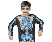 Strój dla dzieci Więzienny Kościotrup dwustronny kombinezon 130/140 cm