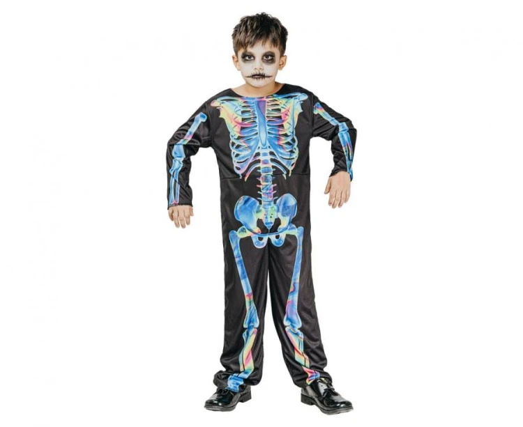 Strój dla dzieci Więzienny Kościotrup dwustronny kombinezon 120/130 cm