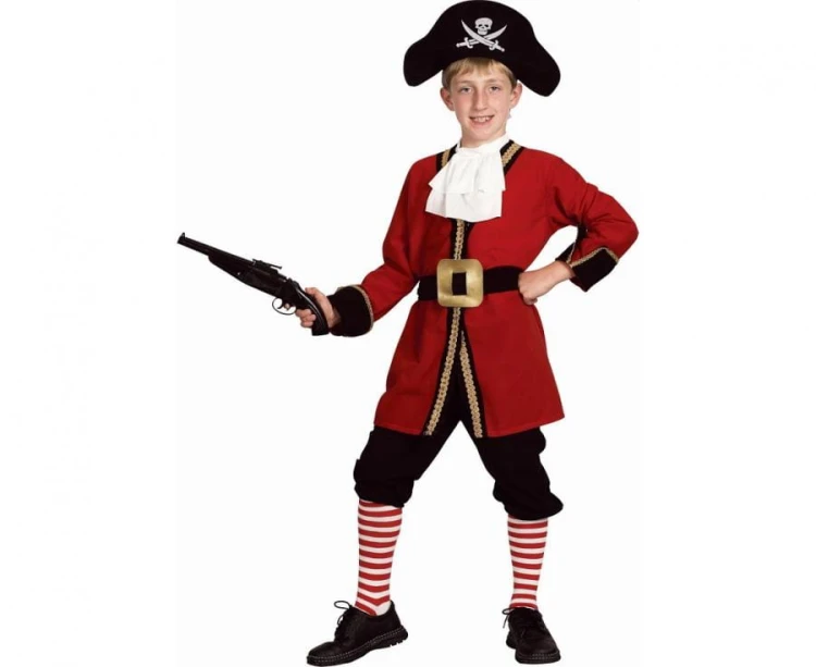 Zestaw dla dzieci Kapitan Przebranie Strój Kostium rozm. 120/130 cm