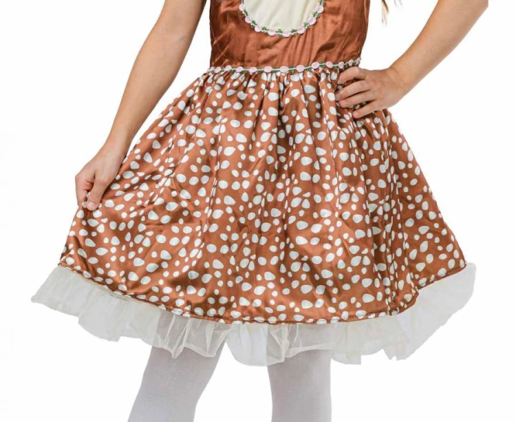 Zestaw dla dzieci Jelonek sukienka Przebranie Strój Kostium rozm 110/120 cm