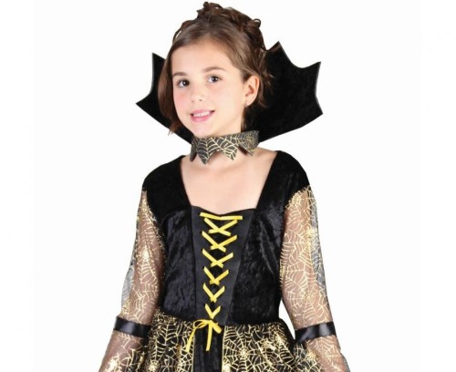 Zestaw dla dzieci Pajęcza Czarownica Przebranie Strój Kostium 120/130 cm