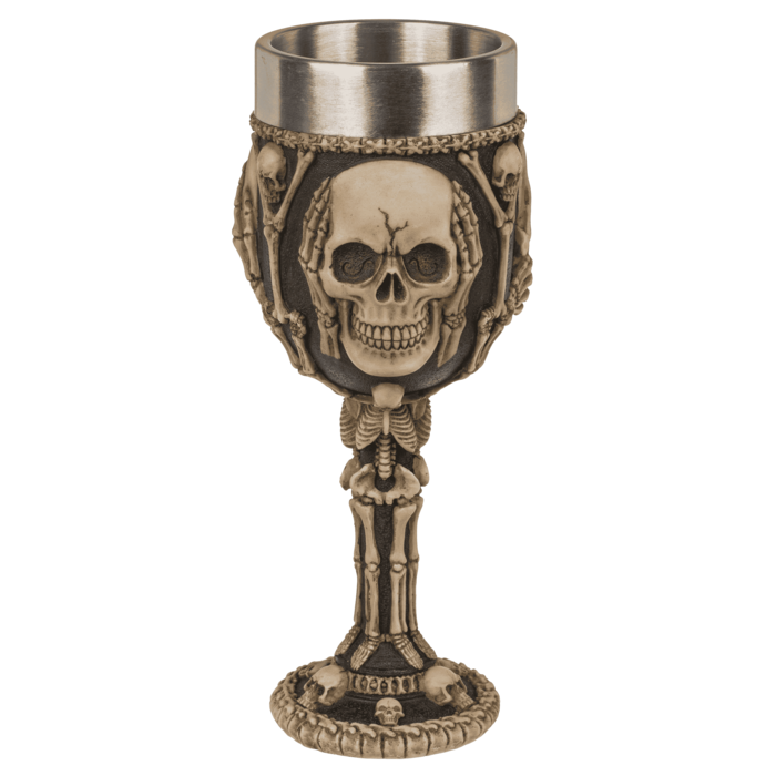 Kielich Czaszka wkład ze stali nierdzewnej Nie mów nie widź nie słuchaj zła  (3).png