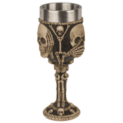 Kielich Czaszka wkład ze stali nierdzewnej Nie mów nie widź nie słuchaj zła  (4).png