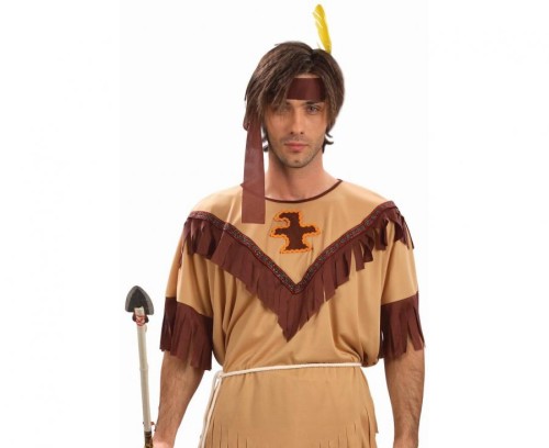 Zestaw dla dorosłych Skromny Indianin Przebranie Strój Kostium rozm. uniw.