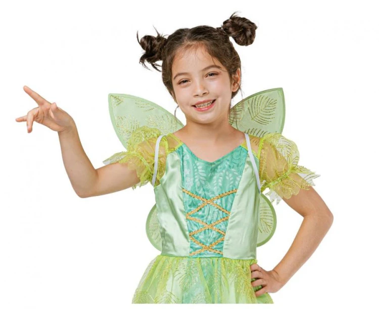 Zestaw dla dzieci Zielona Wróżka Przebranie Strój Kostium rozm. 110/120 cm