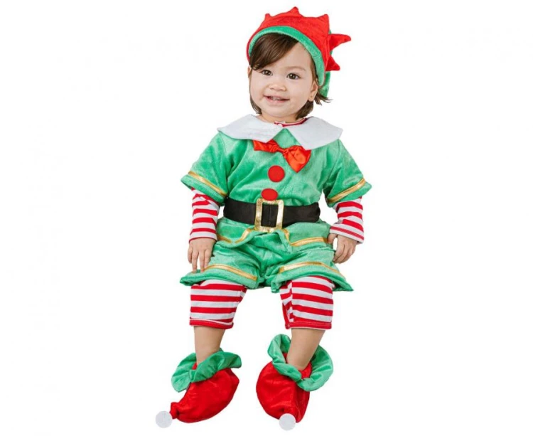 Zestaw dla dzieci Mały Elf Przebranie Strój Kostium rozm. 92/104 cm
