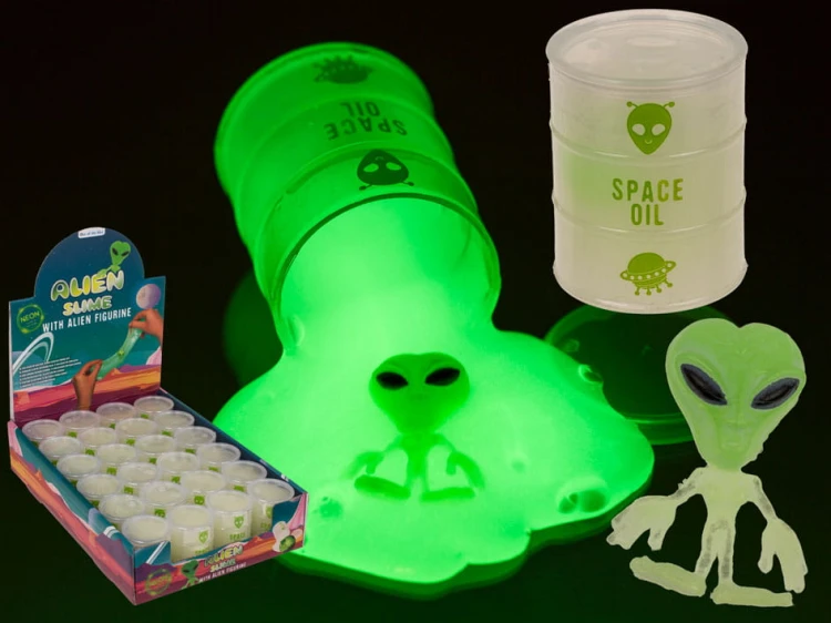 Kosmiczny Slime z Figurką Aliena masa glut dla dzieci Świeci w Ciemności  (1).jpg