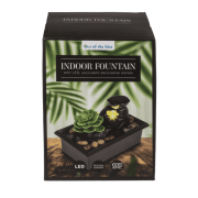 Dekoracyjna Fontanna z LED i Sukulentem płynąca woda Ozdoba świecąca  (1).png