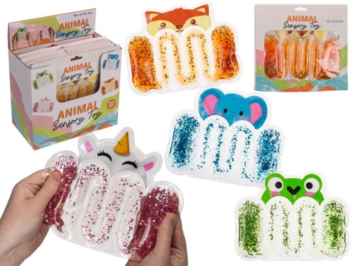 Zwierzak Sensoryczny z Brokatem Zabawka Antystresowa Gniotek wodny  (1).jpg