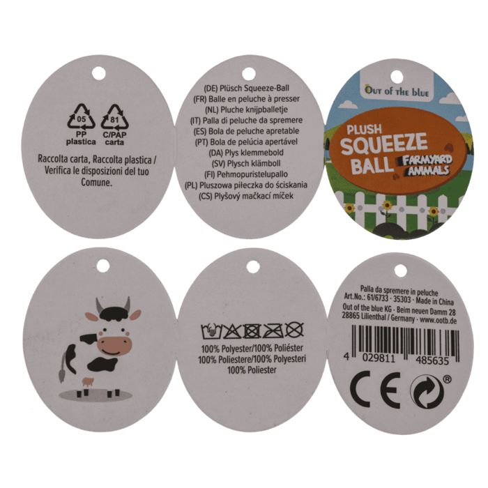 Pluszowa Piłka Antystresowa Zwierzęta z Farmy Gniotek ściskacz  (9).png