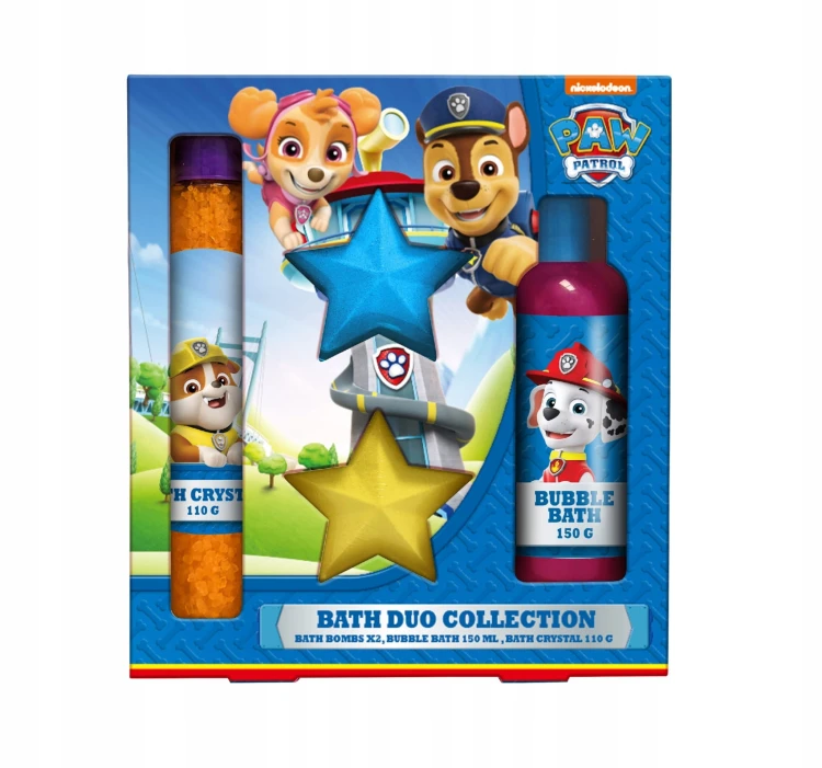 Psi Patrol Zestaw do Kąpieli dla dzieci Mango Płyn Kule Sól .jpg