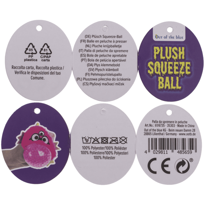 Pluszowa Piłka Antystresowa Potworki Gniotek mix wzorów  (1).png