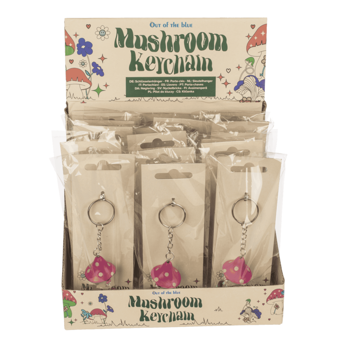 Brelok Grzybek Stylowy Dodatek do Kluczy breloczek metalowy brylok  (2).png