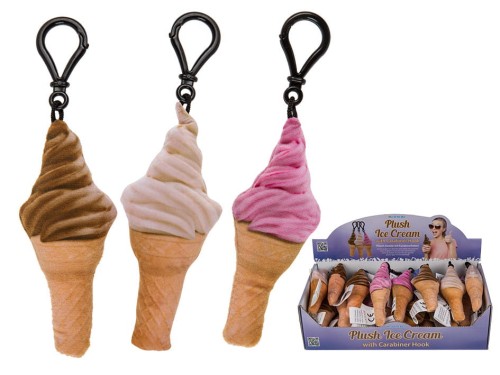 PLUSZOWY BRELOK W KSZTAŁCIE LODA ZAWIESZKA LÓD 2