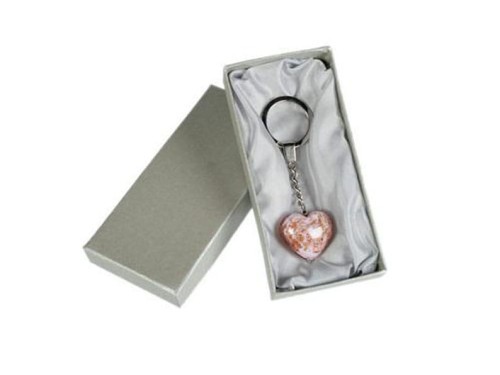 BRELOCZEK SZKLANE SERDUSZKO BRELOK KOLOROWE SERCE 1