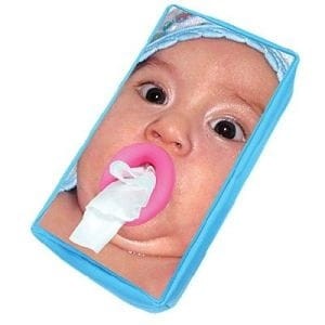 NAKŁADKA NA CHUSTECZKI - BUŹKA ETUI PUDEŁKO GŁOWA