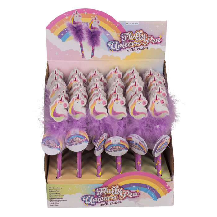 Ołówek z Gumką Puszysty Jednorożec Magiczne Notatki bajeczny  (1).png