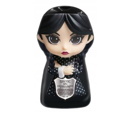 Wednesday Gothic 3D Żel pod Prysznic Szampon i Odżywka 3w1 - Malina .jpg