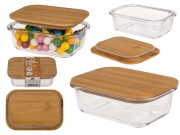 Szklany Pojemnik z Bambusową Pokrywką na żywność Kuchenny  (1).jpg