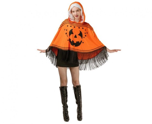 Ponczo dla dorosłych Dynia Przebranie Strój Kostium Halloween rozm. S