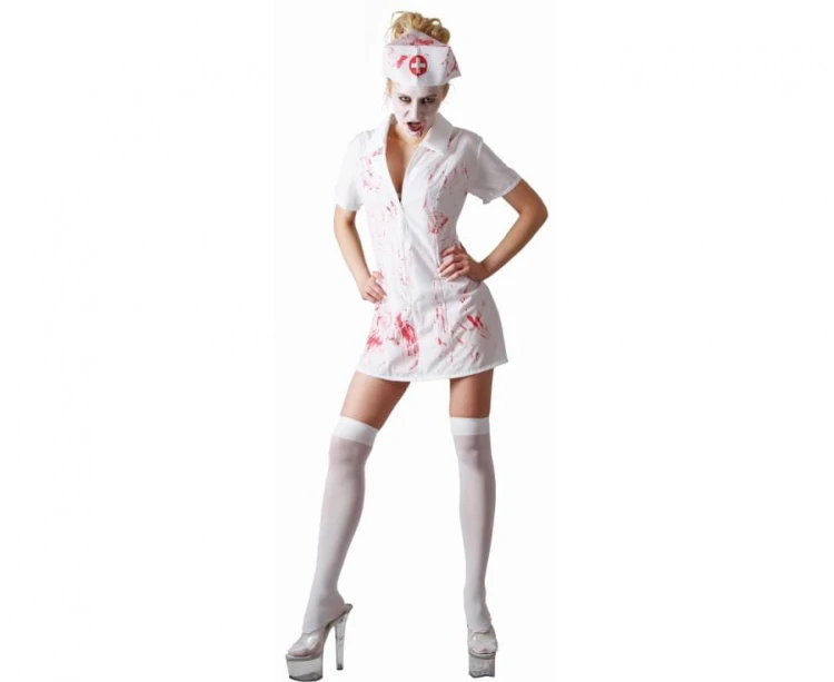 Zestaw dla dorosłych Pielęgniarka Zombie Przebranie Strój Kostium rozm. S
