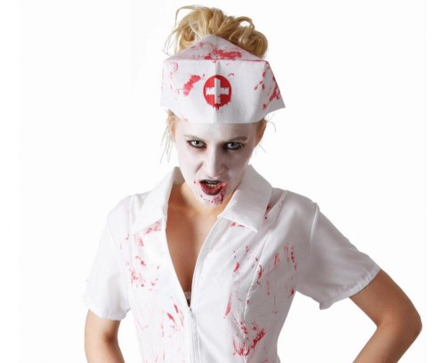 Zestaw dla dorosłych Pielęgniarka Zombie Przebranie Strój Kostium rozm. M