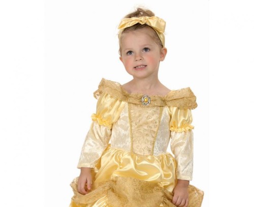 Zestaw dla dzieci Żółta Księżniczka Przebranie Strój Kostium rozm 92/104 cm
