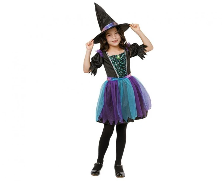 Zestaw dla dzieci Gwiezdna Czarownica Przebranie Strój rozm. 130/140 cm