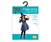 Zestaw dla dzieci Gwiezdna Czarownica Przebranie Strój rozm. 130/140 cm