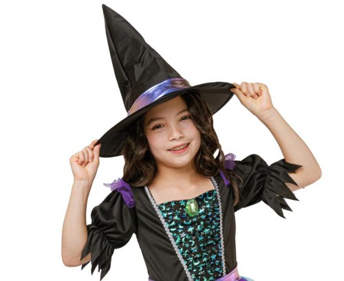 Zestaw dla dzieci Gwiezdna Czarownica Przebranie Strój rozm. 120/130 cm