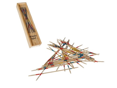 DREWNIANE BIERKI PUDEŁKU MIKADO GRA ZRĘCZNOŚCIOWA 1