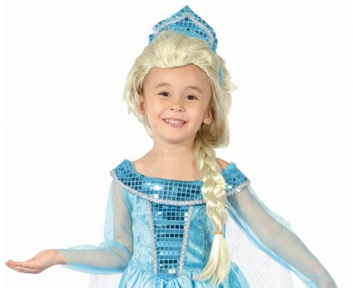 Zestaw dla dzieci Niebieska Księżniczka Przebranie Strój rozm. 92/104 cm