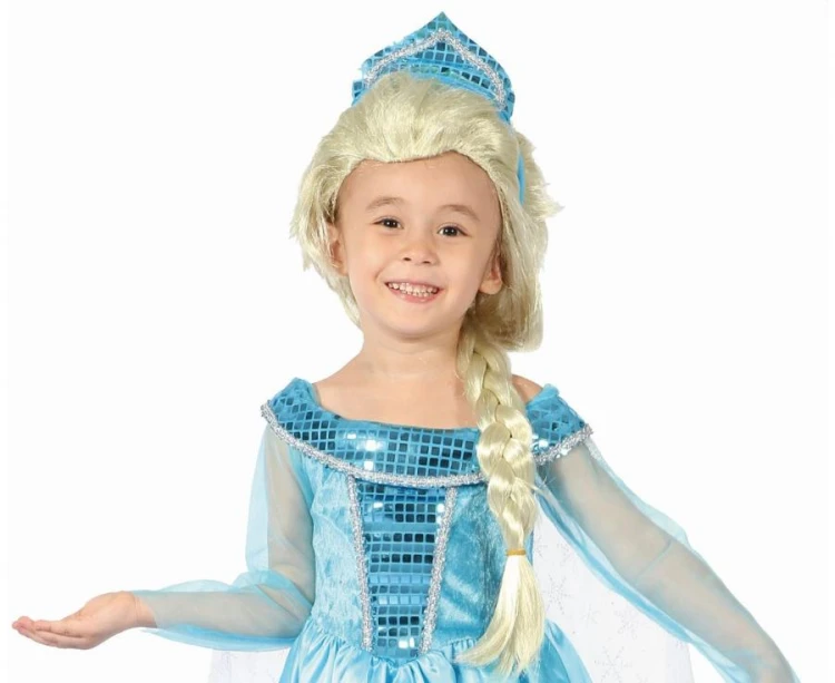 Zestaw dla dzieci Niebieska Księżniczka Przebranie Strój rozm. 92/104 cm