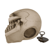 Skarbonka Czaszka z wbitym ostrzem Miecza gotycki styl Prezent  (4).png