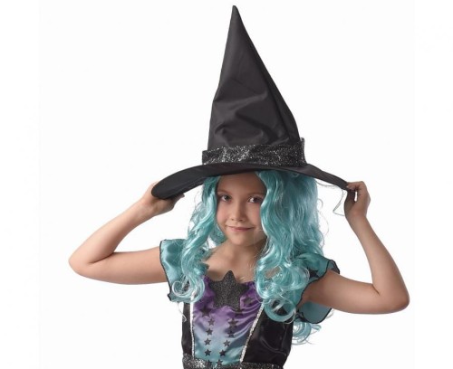 Zestaw dla dzieci Przyjazna Czarownica Strój Przebranie rozm. 130/140 cm