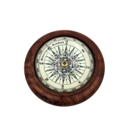 Kompas Soczewkowy w Drewnianej Obudowie Klasyka Styl Retro dekoracja  (1).png