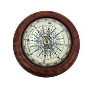 Kompas Soczewkowy w Drewnianej Obudowie Klasyka Styl Retro dekoracja  (2).png