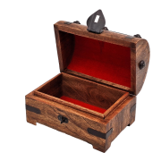 Drewniane Pudełko na Prezent pojemnik Szkatułka - Skrzynia na Skarby  (2).png