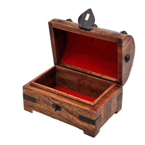 Drewniane Pudełko na Prezent pojemnik Szkatułka - Skrzynia na Skarby  (2).png