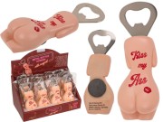 Metalowy Otwieracz do Butelek z Magnesem Kiss My Ass śmieszny  (1).jpg