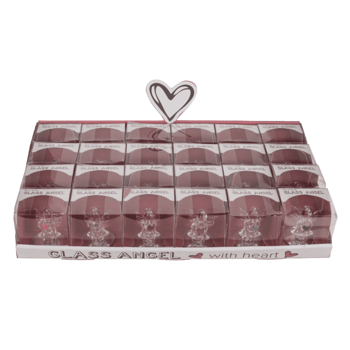 Szklany Aniołek z Sercem Figurka - Symbol Miłości i Opieki mix kolorów  (1).png