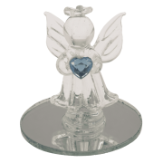 Szklany Aniołek z Sercem Figurka - Symbol Miłości i Opieki mix kolorów  (7).png
