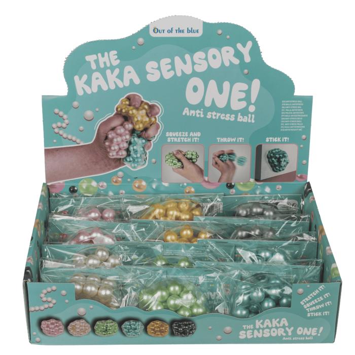 Lepki Gniotek KAKA Sensoryczna Piłka do Ściskania i Przyklejania z kulkami  (4).png