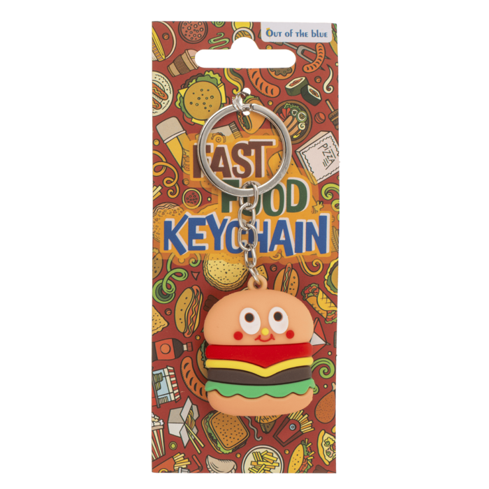 Brelok Fast Food breloczek metalowy Frytki Burger Hotdog Pizza mix brylok  (3).png