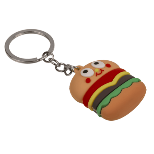 Brelok Fast Food breloczek metalowy Frytki Burger Hotdog Pizza mix brylok  (7).png