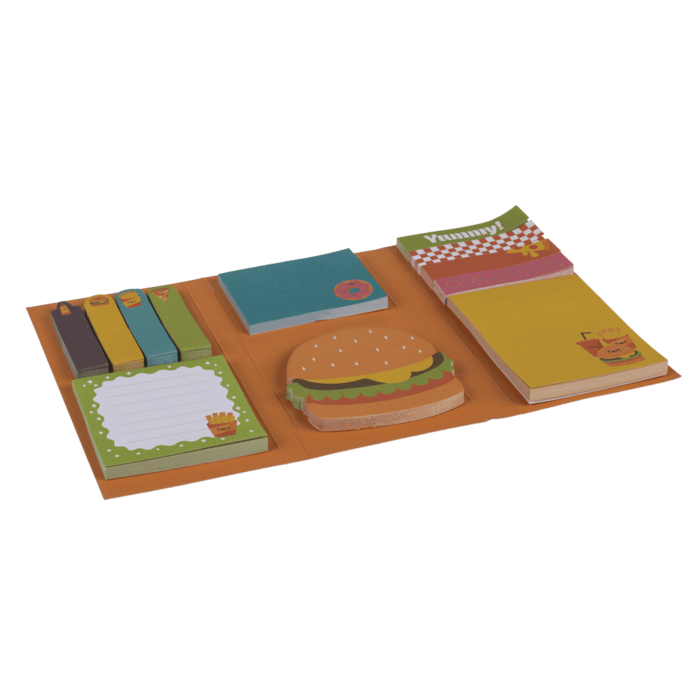 Karteczki Samoprzylepne Fast Food Zestaw różnych wzorów  (4).png