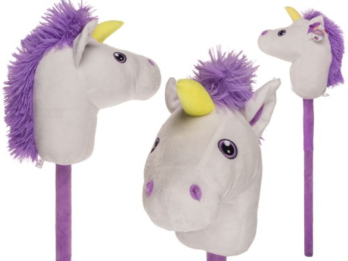 Hobby Horse Jednorożec Głowa konia jednorożca na Kiju Patyku zabawka dzieci  (1).jpg