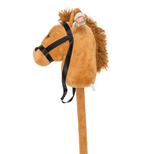 Hobby Horse Brązowy Koń 75 cm Głowa konia na Kiju Patyku zabawka dzieci  (1).png